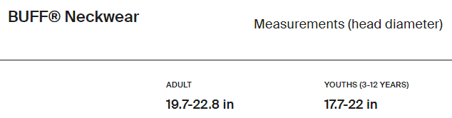 Size guide
